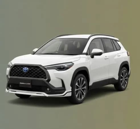 Toyota Corolla Cross Hybrid Z, front three-quarter view